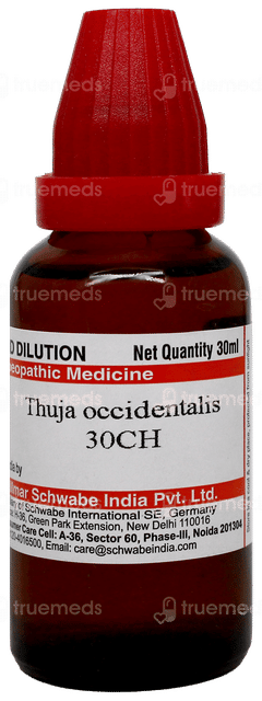 Dr Willmar Schwabe Thuja Occidentalis 30Ch Dilution 30Ml